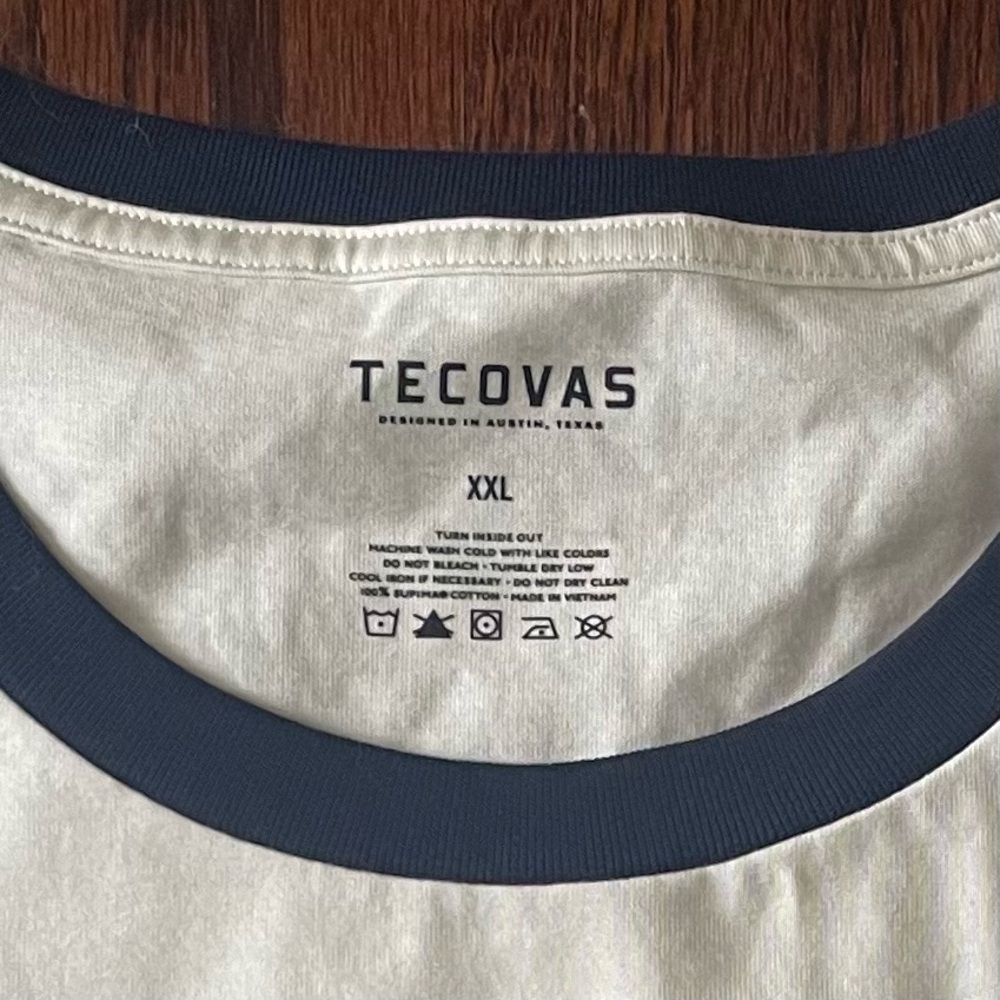 Tecovas "Let's Rodeo Y'all" White Ringer Graphic Tee - Picture 3 of 5